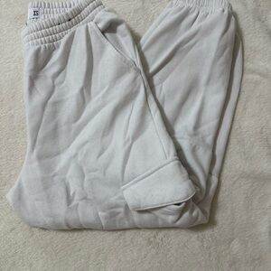 White Jogger Pants